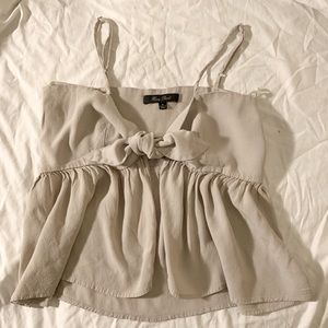 Honey Punch Tie-Front Crop Tank